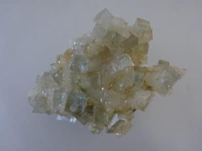 Fluorine et chalcopyrite sur quartz, Le Burg, Tarn.