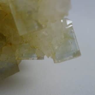 Fluorine et chalcopyrite sur quartz, Le Burg, Tarn.