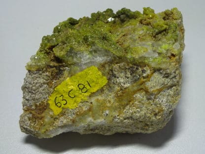 Pyromorphite, La Nuissière, Chénelette, Rhône (69).