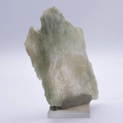 Byssolite sur calcite, Combe-de-la-Selle, Isère.