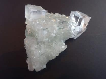 Fluorite et quartz, Marsanges, secteur Langeac, Haute-Loire (Auvergne).