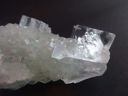 Fluorite et quartz, Marsanges, secteur Langeac, Haute-Loire (Auvergne).