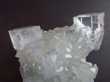 Fluorite et quartz, Marsanges, secteur Langeac, Haute-Loire (Auvergne).