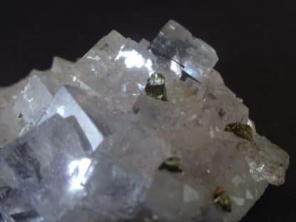 Quartz, Fluorine, Chalcopyrite de Montroc, Tarn.