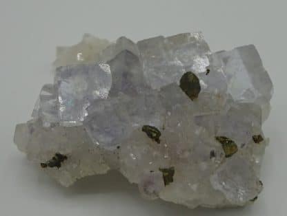 Quartz, Fluorine et Chalcopyrite de Montroc (Mont-Roc), Tarn.
