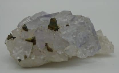 Quartz, Fluorine, Chalcopyrite de Montroc, Tarn.