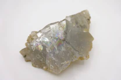 Fluorine bleue, quartz et chalcopyrite, mine du Burc, Le Burg, Tarn.