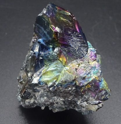 Fer oligiste cristallisé (hématite), Ile d’Elbe, Italie.