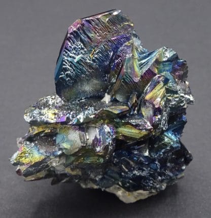 Fer oligiste cristallisé (hématite), Ile d’Elbe, Italie.