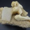 Stilbite, Calcite, Berufjord, Djúpavogshreppur, Eastern Region, Islande.