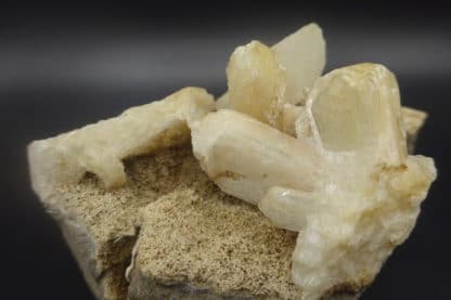 Stilbite, Calcite, Berufjord, Djúpavogshreppur, Eastern Region, Islande.