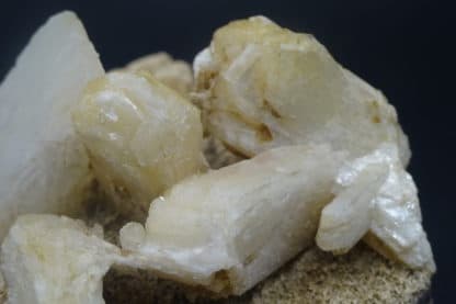 Stilbite, Calcite, Berufjord, Djúpavogshreppur, Eastern Region, Islande.