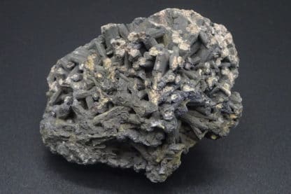 Sexangulite (pyromorphite en galène), Huelgoat, Finistère, Bretagne.