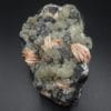 Cérusite et Baryte sur Galène, Mibladen, Maroc.