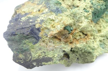 Azurite pseudomorphosée en malachite, Tsumeb, Namibie.