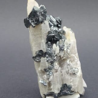 Hématite sur Quartz, Rio Marina, Ile d'Elbe, Italie.