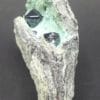 Cuprite sur chrysocolle, mine de Mashamba, Katanga, Congo.