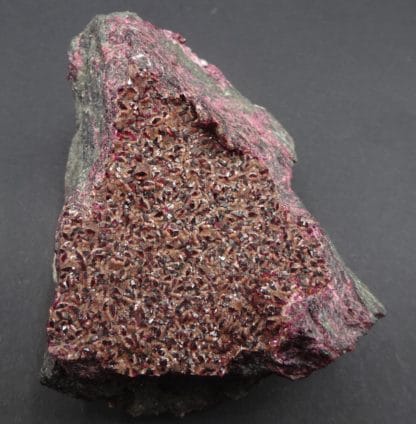 Rosélite et Wendelwilsonite, mine de Bou Azzer, Maroc.