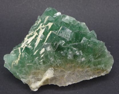 Fluorine verte et Barytine, le Figuier, mine de Fontsante, Var.