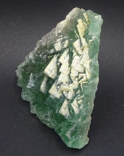 Fluorine verte et Barytine, le Figuier, mine de Fontsante, Var.