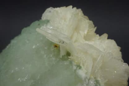 Fluorite verte et Barytine, Saint-Augustin, Fontsante, Var.