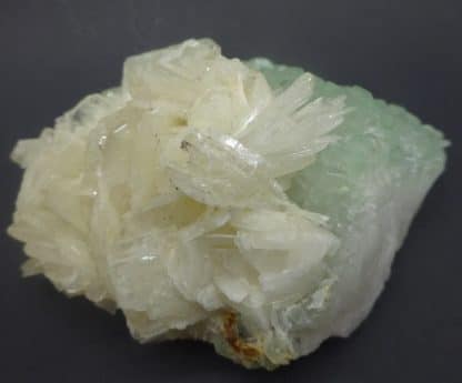 Fluorite verte et Barytine, Saint-Augustin, Fontsante, Var.