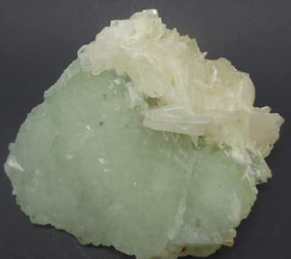 Fluorite verte et Barytine, Saint-Augustin, Fontsante, Var.