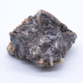 Blende (sphalérite) et quartz, Huelgoat, Finistère.