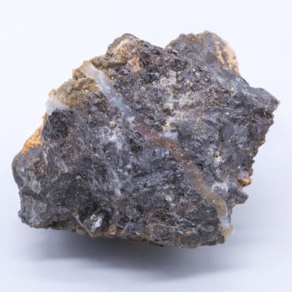 Blende (sphalérite) et quartz, Huelgoat, Finistère.