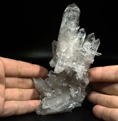 Quartz et barytine, Lac Blanc, Alpe d'Huez, Isère.