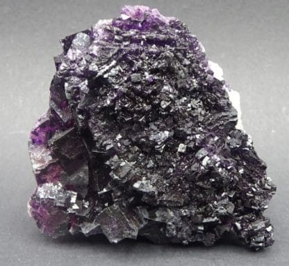 Fluorite violette et quartz, Saint-Barthélemy, mine de Fontsante, Var.