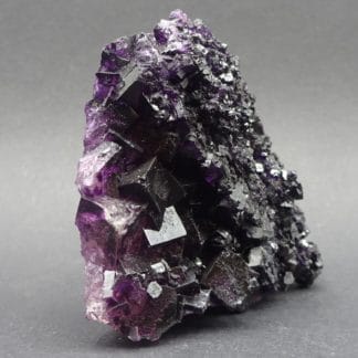 Fluorite violette et quartz, Saint-Barthélemy, mine de Fontsante, Var.