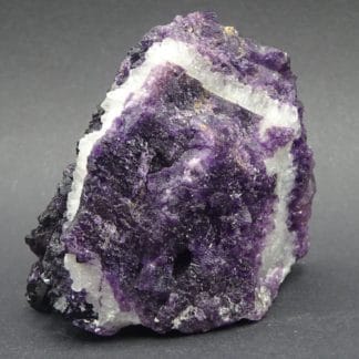 Fluorite Violette et quartz, Saint-Barthelemy, Fontsante, Var (83).