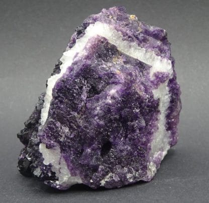 Fluorite Violette et quartz, Saint-Barthelemy, Fontsante, Var (83).