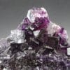 Fluorite violette et quartz, Saint-Barthélemy, mine de Fontsante, Var.