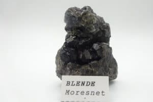 Sphalérite (Blende), mine de Plombières, province de Liège, Belgique.