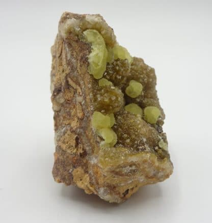 Smithsonite sur smithsonite, Vieille Montagne, Kelmis, Moresnet, Belgique.