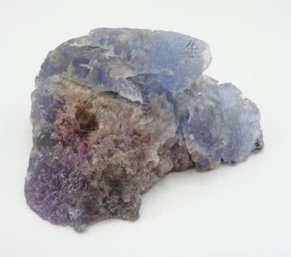 Fluorite bicolore, carrière du Boltry, Seilles, Belgique.