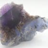 Fluorite bicolore, carrière du Boltry, Seilles, Belgique.