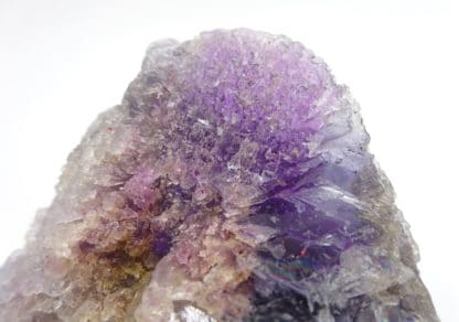 Fluorite bicolore, carrière du Boltry, Seilles, Belgique.