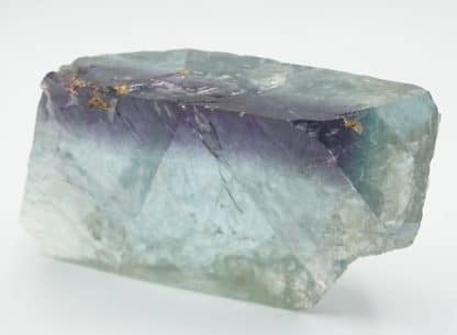 Fluorine bleue avec zonage violet, Seilles, Belgique.