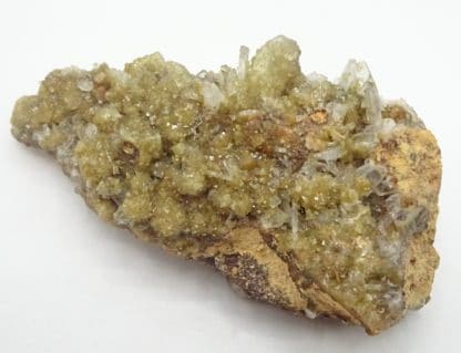 Smithsonite et Hémimorphite, Altenberg, La Calamine, Moresnet, Belgique.