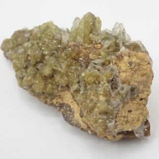 Smithsonite et Hémimorphite, Altenberg, La Calamine, Moresnet, Belgique.