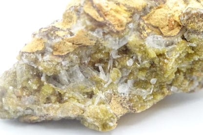 Smithsonite sur Hémimorphite, Altenberg, Moresnet, Belgique.