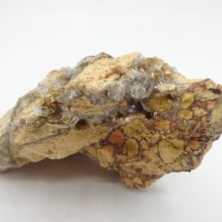 Smithsonite sur Hémimorphite, Altenberg, Moresnet, Belgique.