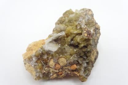 Hémimorphite et Smithsonite, Altenberg, La Calamine, Moresnet, Belgique.