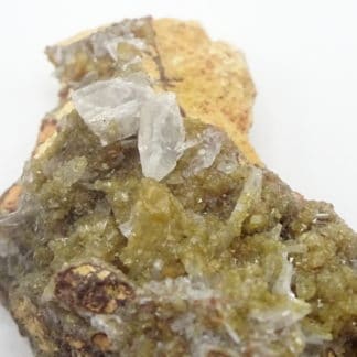 Hémimorphite et Smithsonite, Altenberg, La Calamine, Moresnet, Belgique.