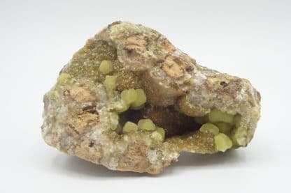 Smithsonite sur smithsonite, Altenberg, La Calamine (Kelmis), Belgique.