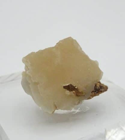 Cristal de Stolzite flottant, mine de Sainte Lucie, Lozère.