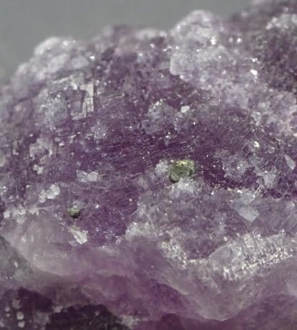 Fluorite violette, Pyrrhotine, Calcite, mine de Fontsante, Sud 3, Var